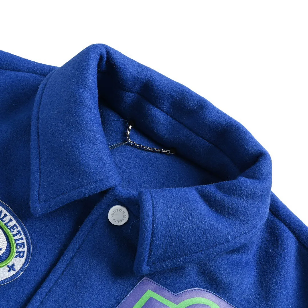 Louis Vuitton 23Fw Klein Blue Baseball Jacket Jacket